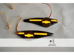 Светодиодный поворотник с логотипом Chevrolet